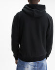 Kenzo Hoodie Blue Tulip Zip Up Black