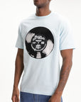 Kenzo T-Shirt Sounds Print  Light Blue