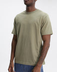 Kenzo T-Shirt Signature Embroidery Khaki
