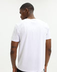 Purple T-Shirt Clean Jersey Ss Tee White