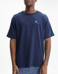 Kenzo T-Shirt Tulip Embroidery Blue/Black