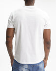 Kenzo T-Shirt Sounds Embroidered  Off White