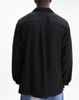 Kenzo Shirt Zipped Oversized Black