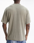 Kenzo T-Shirt Signature Embroidery Khaki