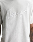 Kenzo T-Shirt Signature Embroidery Grey