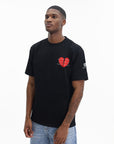 Capone T-Shirt Broken Heart Slogan Black