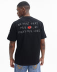 Capone T-Shirt Broken Heart Slogan Black