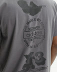 Y-3 T-Shirt GFX SS Cloud Granite