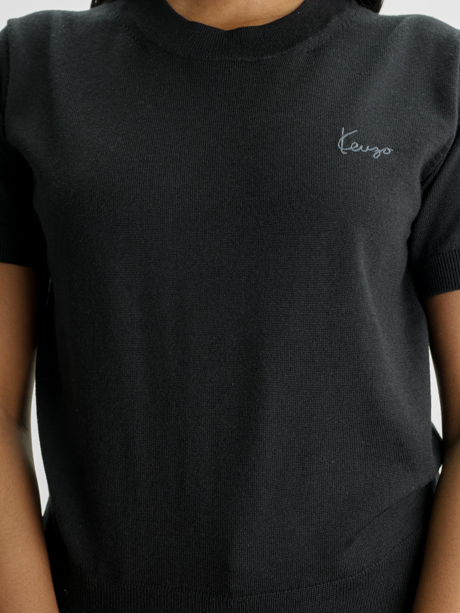 Kenzo T-Shirt Knitted Wool  Black