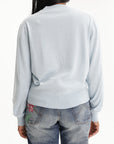 Kenzo Cardigan Rws Signiture Merino Sky Blue