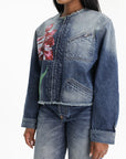 Kenzo Jacket Blue Denim Medium Stone