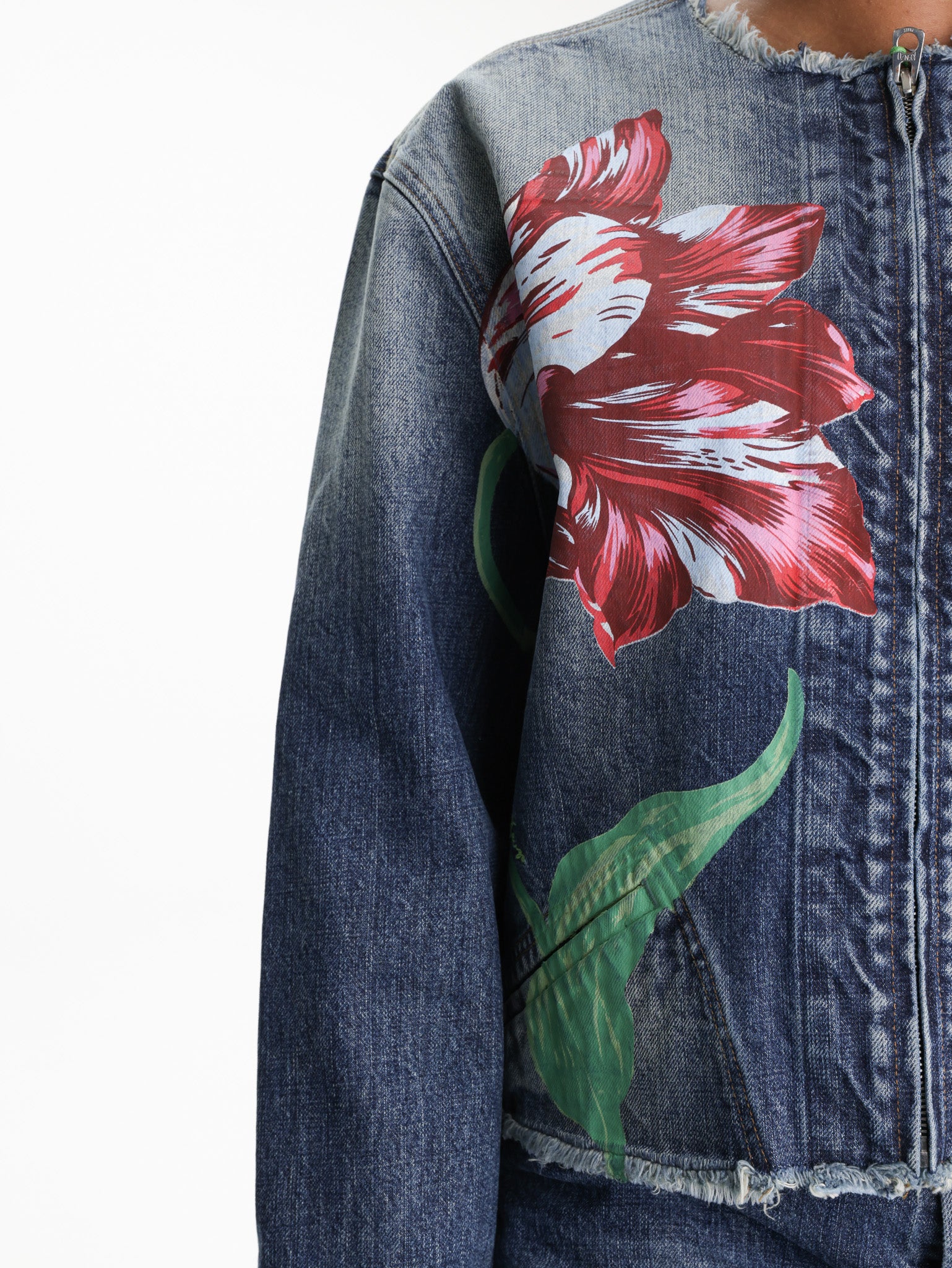 Kenzo Jacket Blue Denim Medium Stone