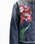 Kenzo Jacket Blue Denim Medium Stone