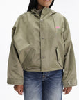 Kenzo Jacket Windbreaker Hooded Khaki