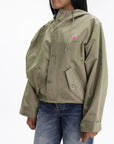 Kenzo Jacket Windbreaker Hooded Khaki