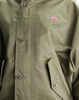 Kenzo Jacket Windbreaker Hooded Khaki