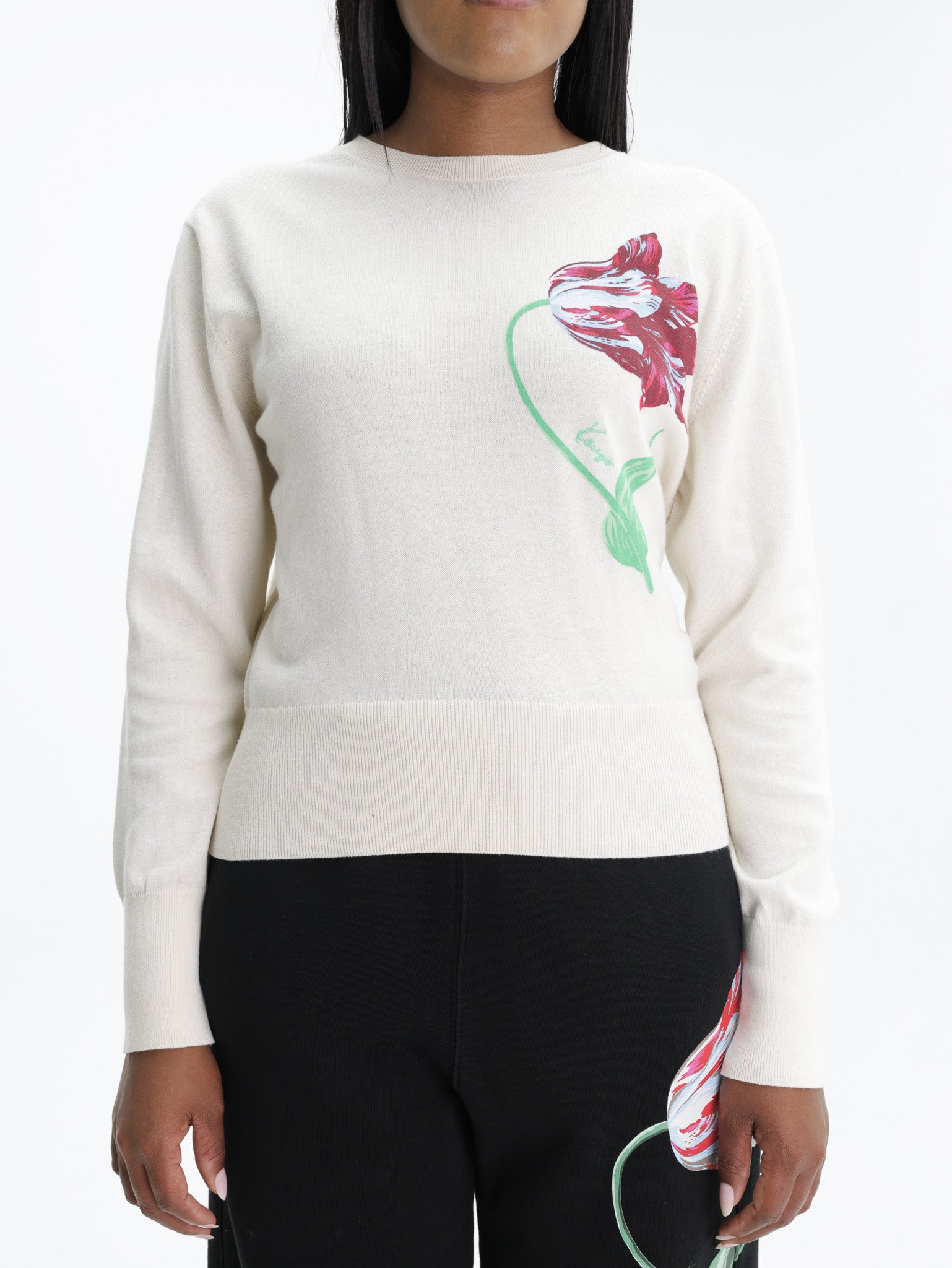 Kenzo Sweater Knitted Jumper  Off White