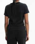 Kenzo T-Shirt Tulip Emroidered Black