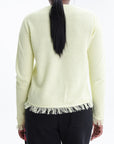 Kenzo Cardigan Loose Threads End Yellow