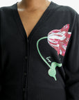 Kenzo Cardigan Rws Signiture Merino Black