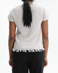 Kenzo T-Shirt Black Embroidered Grey