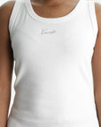 Kenzo Tank Chest Logo Crew Off White
