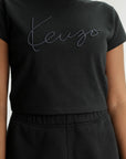 Kenzo T-Shirt Signature Emb Black