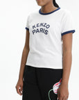 Kenzo T-Shirt Paris Emblem Off White