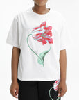 Kenzo T-Shirt Tulip Print Off White