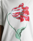 Kenzo T-Shirt Tulip Print Off White