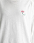 Kenzo T-Shirt Gots Tulip Ls Off White