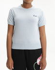 Kenzo T-Shirt Knitted Wool  Sky Blue