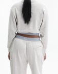 Kenzo Sweater Blue Signature Band Medium Wash