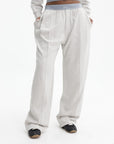 Kenzo Pants Blue Waist Band Grey