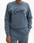 Kenzo Sweater Knitted Jumper  Blue