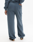 Kenzo Jogger Cuffed Logo Pants Blue
