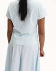 Kenzo T-Shirt Tulip Emroidered Light Blue