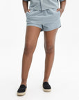 Kenzo Bermuda Dirty Biue Denim Stone Black