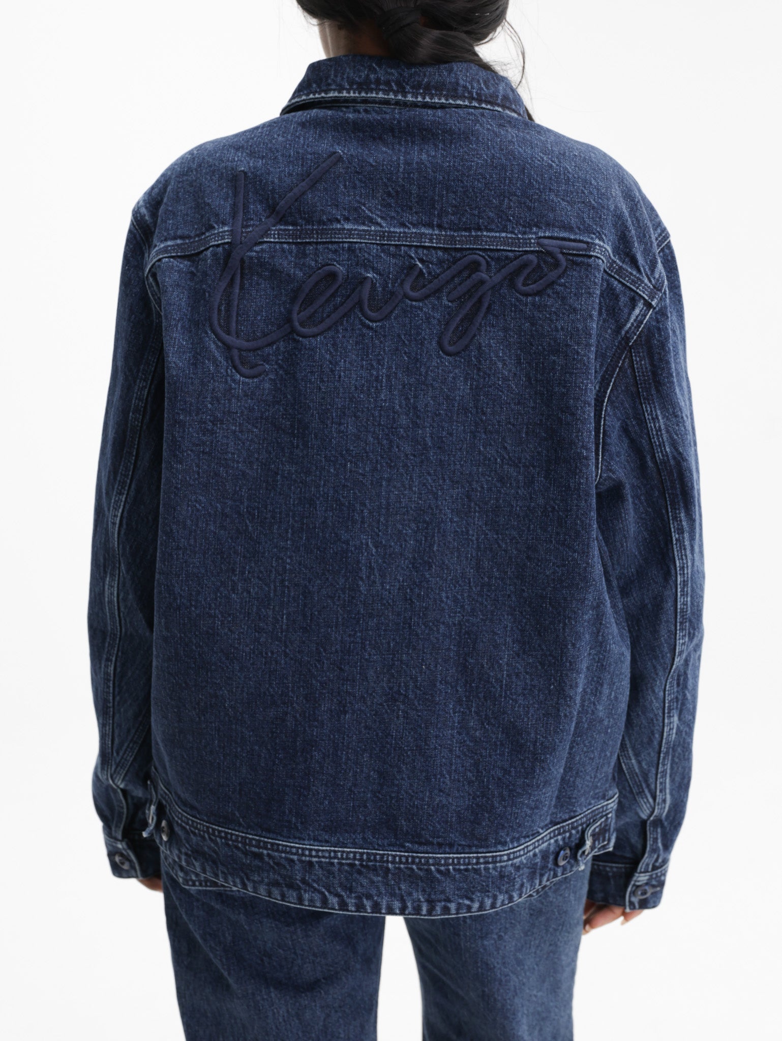 Kenzo Jacket 3 Pocket Denim Medium Wash