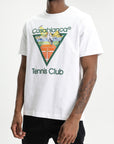 Casablanca Classic T-Shirt Tennis Club Triangle White