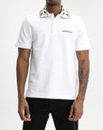 Casablanca Laurel Pique Golfer White