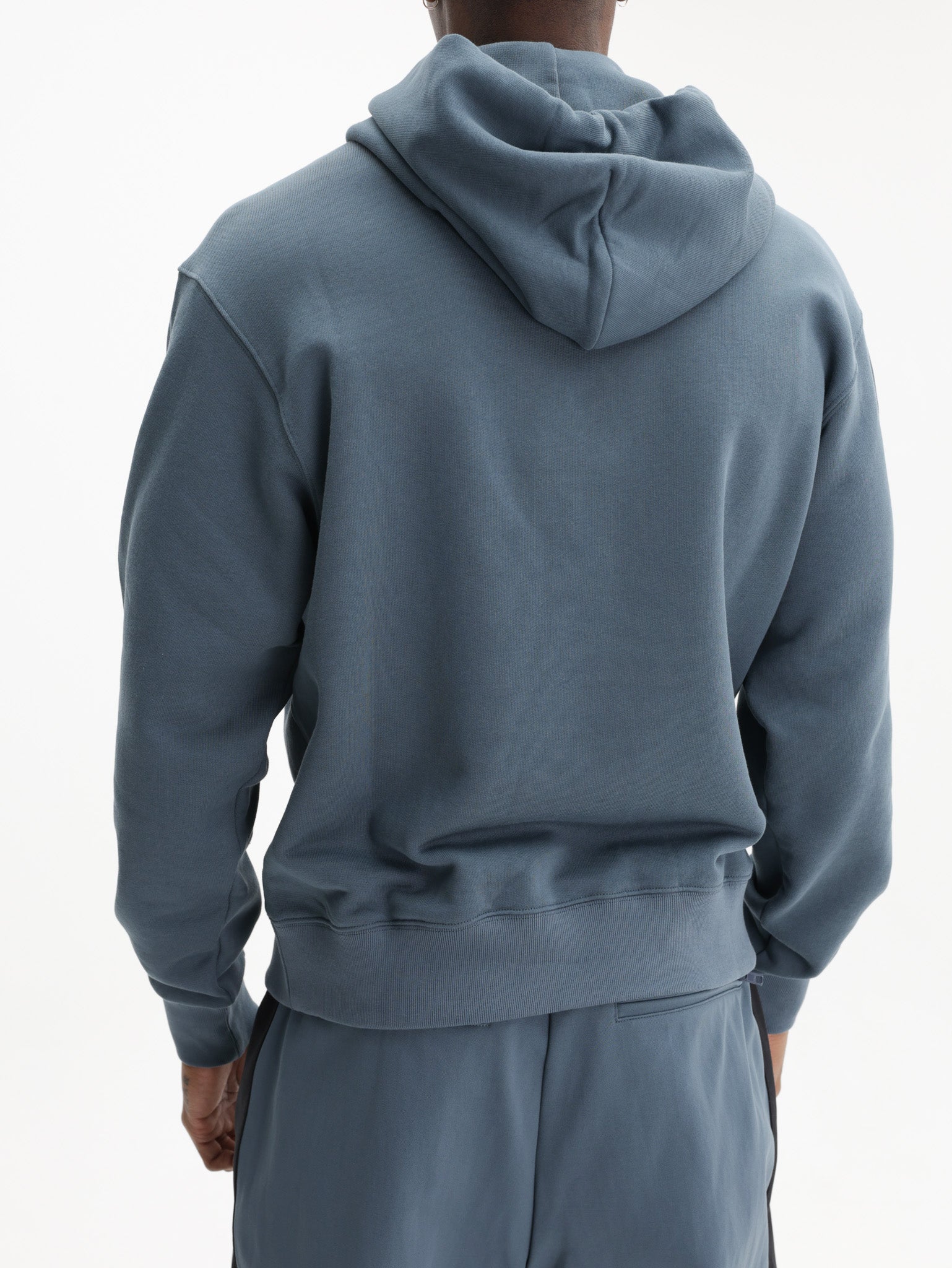 Kenzo Hoodie Signature Embroid Blue