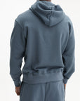 Kenzo Hoodie Signature Embroid Blue