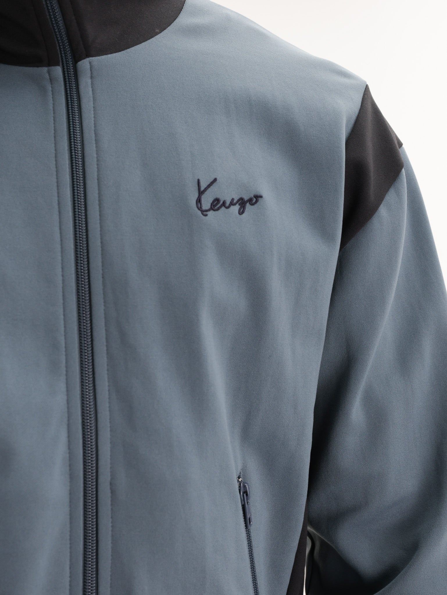 Kenzo Jacket Signature Track Blue