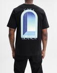 Casablanca Classic T-Shirt Gradient Arch Black