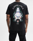 Casablanca Classic T-Shirt Hotel Emblem Black