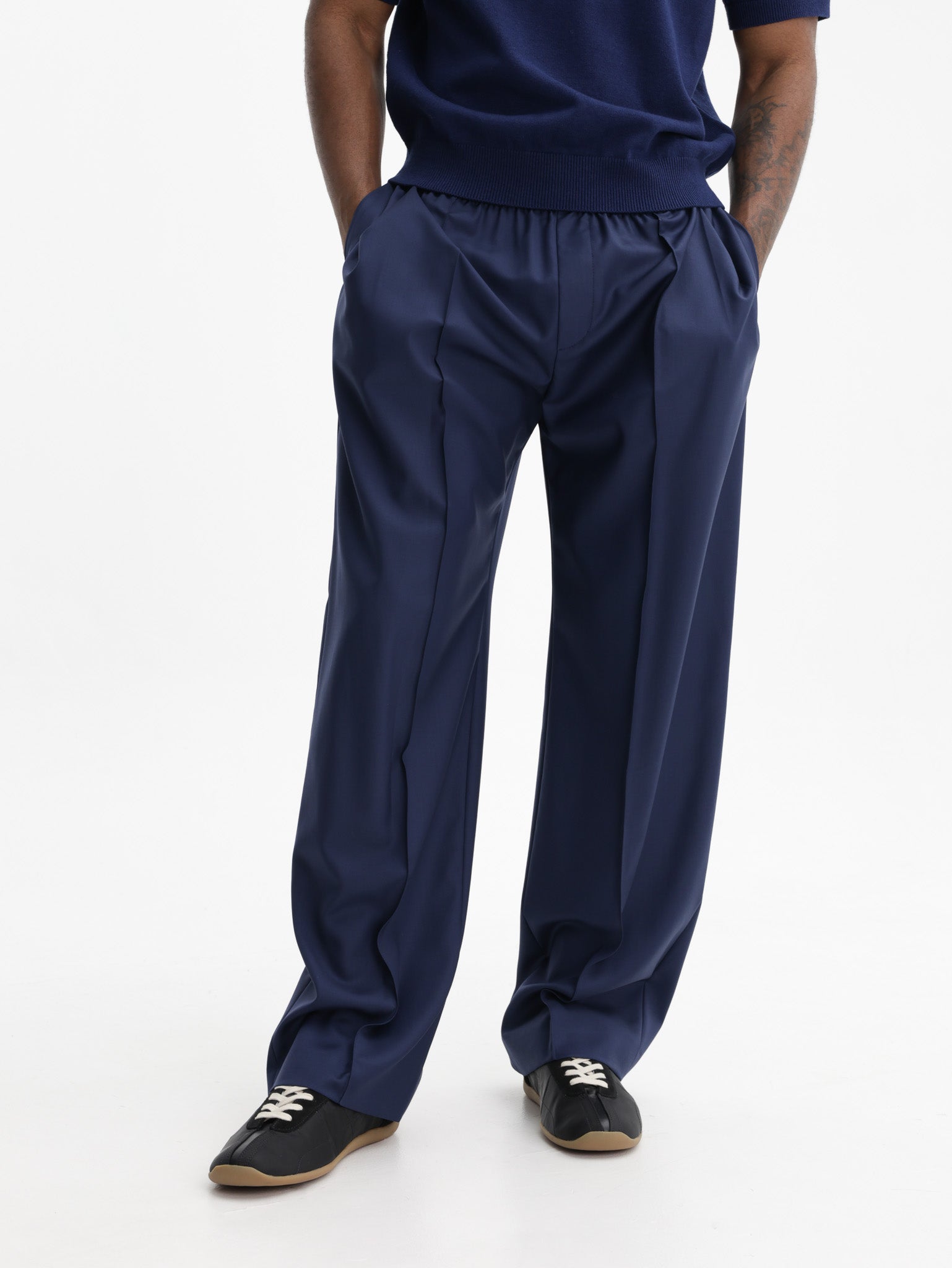 Kenzo Pants Loose Fit Black
