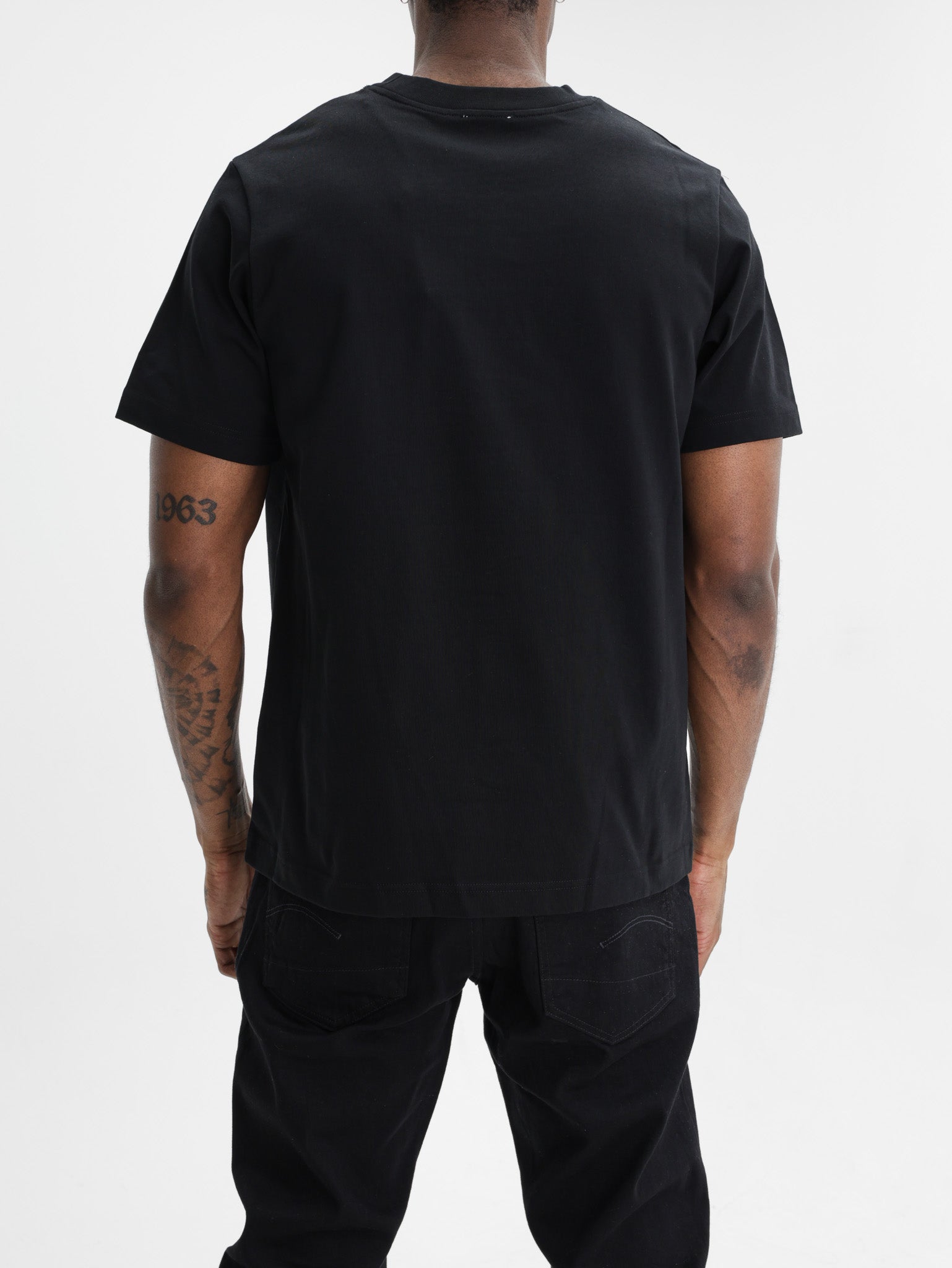 Casablanca Classic T-Shirt Tennis Club Triangle Black