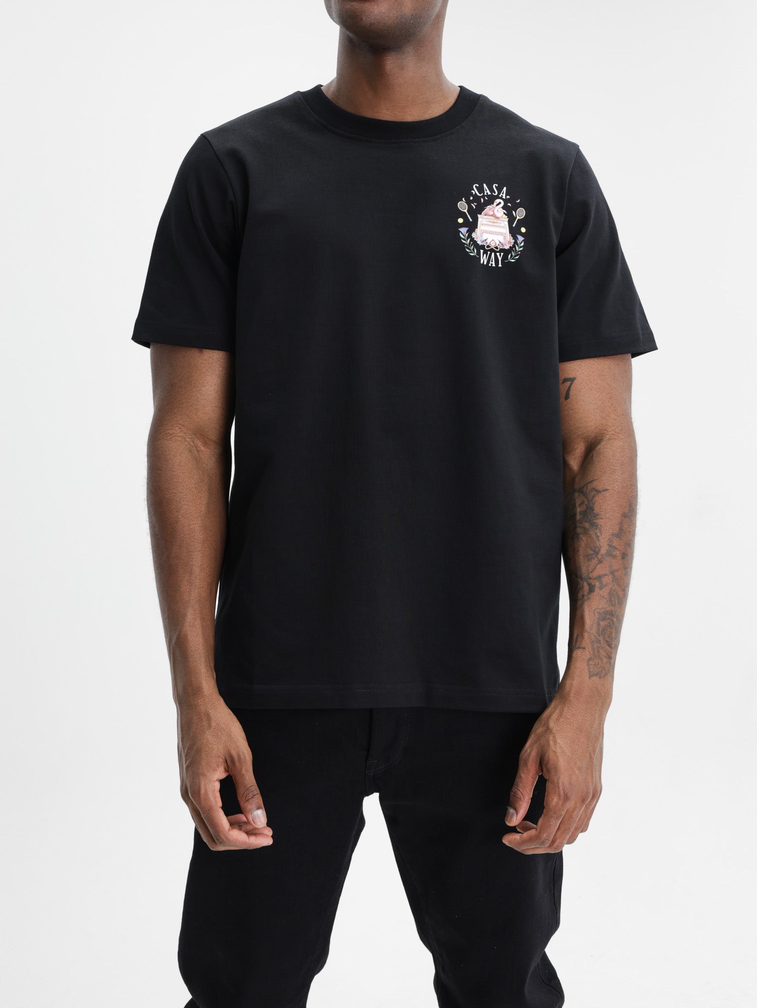 Casablanca Classic T-Shirt Casaway Black