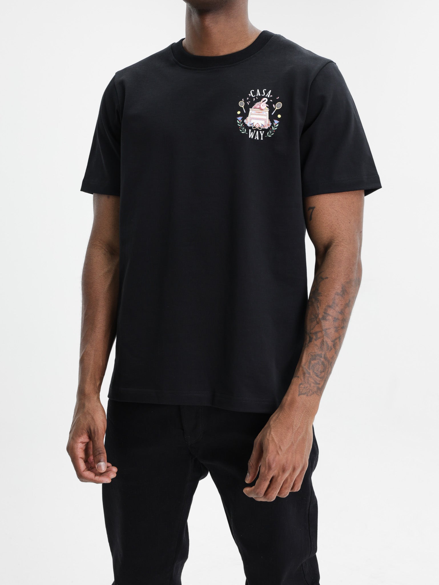Casablanca Classic T-Shirt Casaway Black